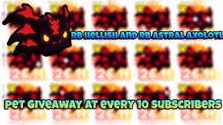 Roblox Pet Simulator X Pet Giveaway at Every 10 Subs!!! Roblox live Free Pets !!