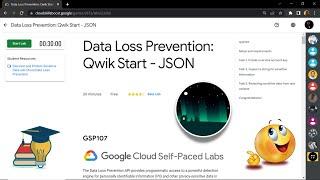 Data Loss Prevention: Qwik Start - JSON || [GSP107] || Solution