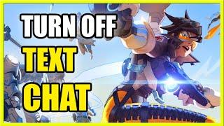 How to TURN OFF Text Chat in OVERWATCH 2 (Fast Tutorial)