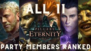Pillars of Eternity - All 11 Party Members Ranked