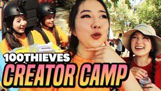 FUSLIE GOES TO 100 THIEVES CREATOR CAMP!