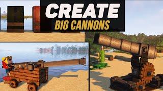 Гайд по Create big cannons 1.18.2 - 1.19.2 Пушки и автоматические орудия (minecraft java edition)