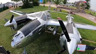 Homebuilt Warbird: 2/3 scale P-38 Lightning walk around