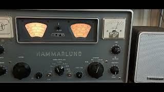 Demonstration of the Hammarlund HQ-110 ham band receiver