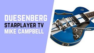 Duesenberg Starplayer TV Mike Campbell - Semi-Hollow Electric Guitar (Demo/Test) John Mayer Guitars