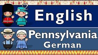 GERMANIC: ENGLISH & PENNSYLVANIAN GERMAN/DUTCH