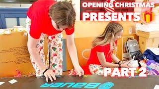 OPENING CHRISTMAS PRESENTS ON CHRISTMAS MORNING | PART 2 | Family 5 Vlogs