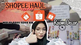 SHOPEE HAUL Room Decor | Unboxing and review barang murah di Shopee ️