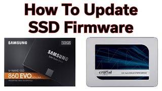 SSD Firmware Update & Toolbox Install - Samsung 860 EVO & Crucial MX500