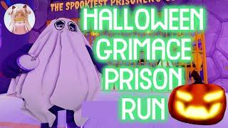 [HALLOWEEN!] GRIMACE BARRY'S PRISON RUN! - Roblox Obby Gameplay Walkthrough No Death[4K]