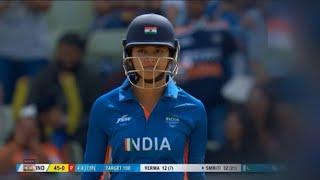 smriti mandhana 63* | india vs pakistan | single handedly dominat