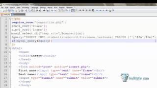 09 Insert data into database using php(HINDI).mp4