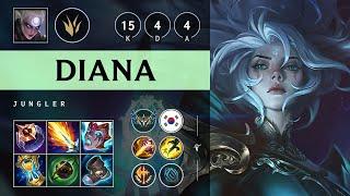 Diana Jungle vs Wukong: Dominating - KR Challenger Patch 14.16