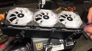 Corsair HD120 RGB LED Fans 120mm 3-pack