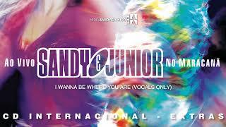 Sandy e Junior - I Wanna Be Where You Are (Vocals Only)