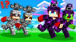 WITHER STORM Speedrunner vs ENDER STORM Hunters : JJ and Mikey vs Cash and Nico in Minecraft Maizen!