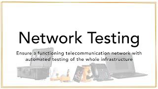 Network testing | Test automation with QiTASC