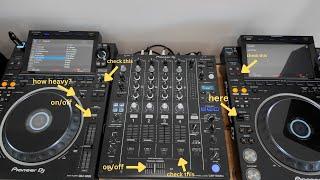 CDJ & mixer settings to check before every DJ gig