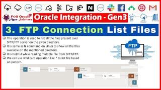 45. FTP List File | How to read multiple files from FTP server | OIC tutorials