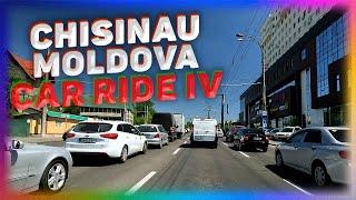 Car Ride In The City of Chisinau With A Drive To The City Of Stauceni, Moldova. Deep House Music