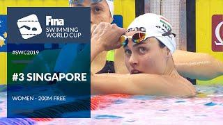 Women's 200m Freestyle | Day 2 Singapore #SWC19 | FINA Swimming World Cup 2019