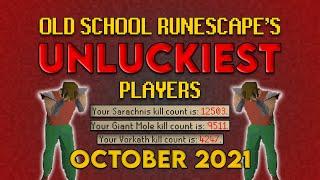 Old School RuneScape's UNLUCKIEST Players - October 2021