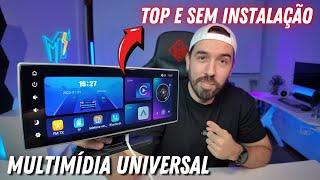 CENTRAL MULTIMÍDIA UNIVERSAL TOP e SEM INSTALAÇÃO - ANDROID AUTO E APPLE CARPLAY