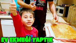 EV EKMEĞİ YAPTIK ÇOK LEZZETLİ OLDU! | EGEMEN KAAN İLE EVDE EKMEK YAPIYORUZ #EVDEKAL