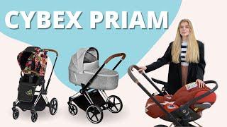 Подробный обзор немецкой коляски Cybex Priam III Lux вместе с автокреслом