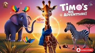 The Curious Giraffe: Timo's Big Adventure! | MORAL STORY | MADE WITH AI