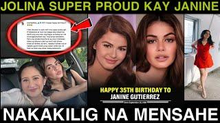 JOLINA MAGDANGAL SUPER PROUD KAY JANINE GUTIERREZ|NITEZENS NAIYAK SA MENSAHE|SHOWBIZ