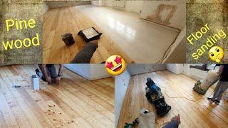 Sanding Filling and Paint Wood floor