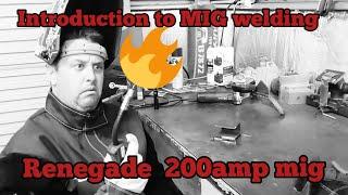 introduction to mig welding trade tools renegade 200amp welder #tradetools #SHEDKINGFAB