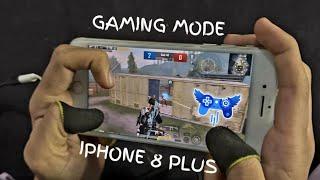 IPHONE 8 PLUS GAMING MODE | 4-FINGERS CLAW HANDCAM | PUBG MOBILE