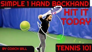 1 Hand Backhand | TENNIS 101
