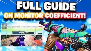 The secret SETTING TO GET BETTER AIM! - Full Guide On Monitor Coefficient!