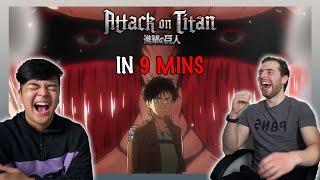 Attack On Titan IN 9 MINUTES (Gigguk) REACTION