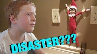  Elf on the Shelf DISASTER!   vlog e141  Shelf Elf Year #1!