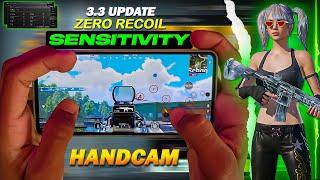 3.3 Update | 90Fps? | Best Zero Recoil Sensitivity For Android | IQOONeo6 Best Sensitivity Handcam 