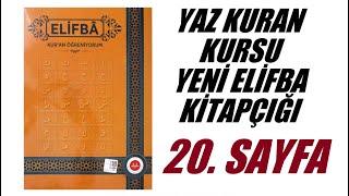 Yeni Elifba 7. Konu - Sayfa 20