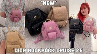 *NEW* Dior Caro Backpack | First Look Dior Cruise 2025 - Dior Shopping