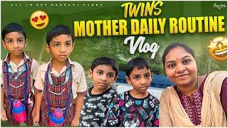 My Daily Routine as a Twin Mom || DIML Vlog || All in one Madhavi