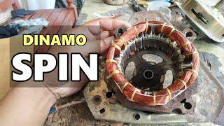 Cara Menggulung Spul Dinamo Pengering | Spin Motor Mesin Cuci