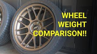 Wheel Weight Comparison of Apex Arc-8's to Forged Style 67's