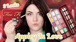 NEW TOO FACED APPLEY IN LOVE EYESHADOW PALETTE | HOLIDAY 2024