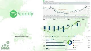 $SPOT Spotify Q1 2024 Earnings Conference Call