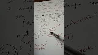 ##shorts #Reasoning Organic 1/50 Glucose pentaacetate no oxime @ Veena Dixit Chemistry IIT jee