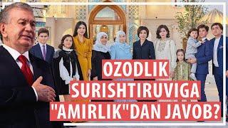 "Mirziyoyevlar Amirligi": Tarmoqni titratgan Ozodlik surishtiruvi