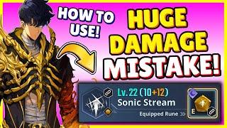 HUGE DAMAGE MISTAKE! HOW TO PROPERLY USE THE BEST SKILL IN THE GAME! [Solo Leveling: Arise]