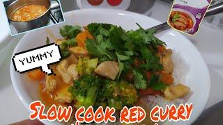 SLOW COOK RED CURRY WITH SWEET POTATO | HANA LIZA RECIPE